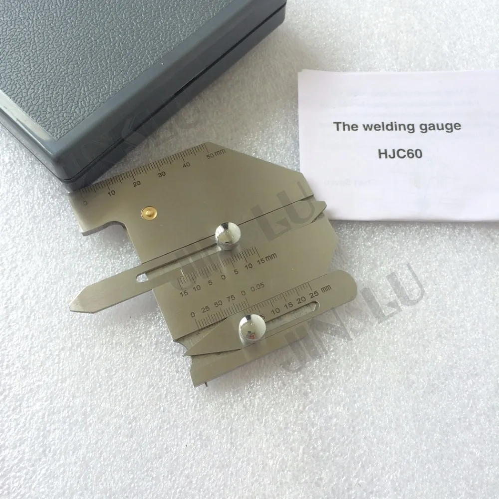 Free Shipping HJC60 HJC-60 Welding Seam Gauge Weld Bead Height Gap Ruler Gage Metric Weld Inspection Caliper