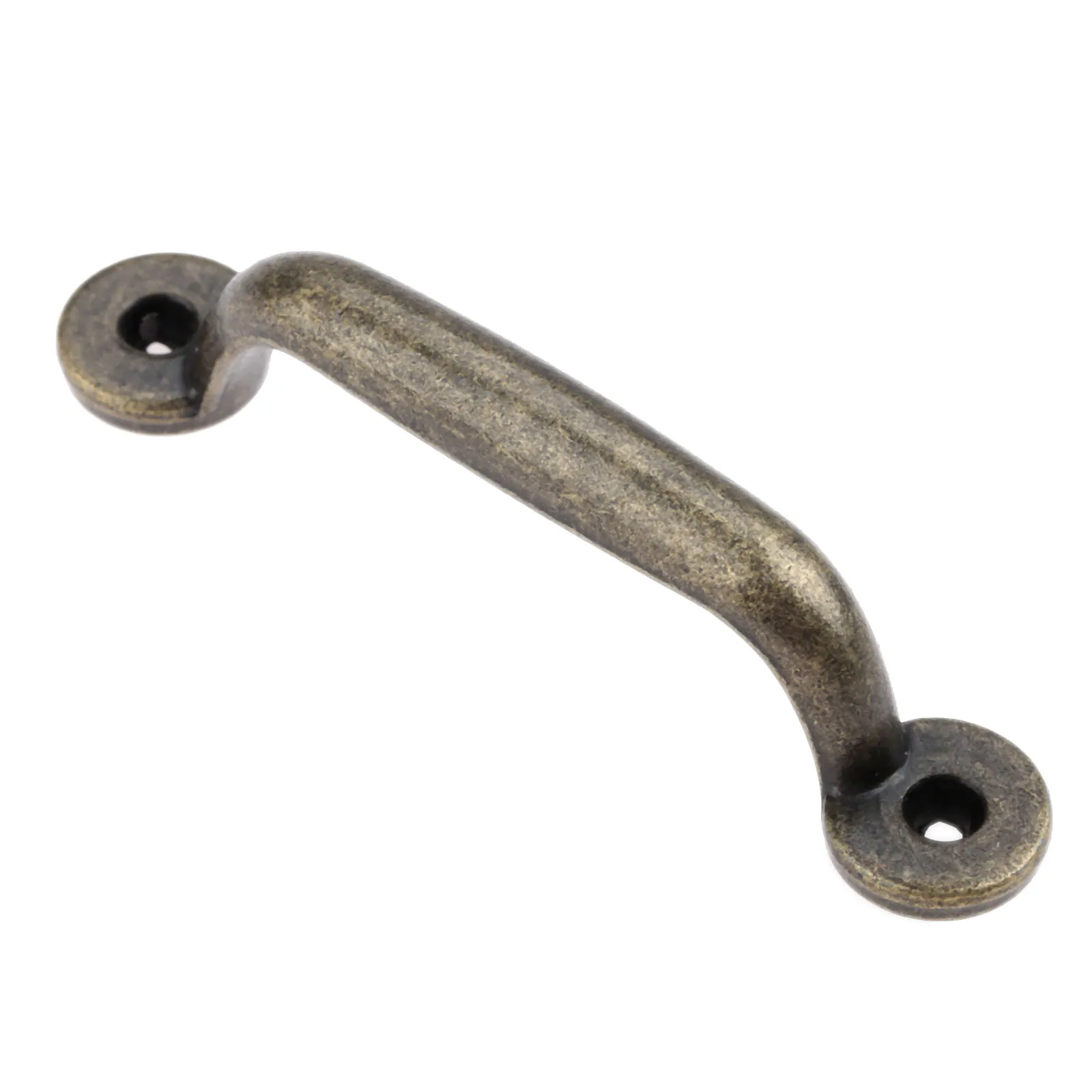 DRELD Antike Bronze Möbel Griff Schrank Griff und Knöpfe Tür Griff Schrank Schublade Küche Holz Box Pull Legierung 90*17mm