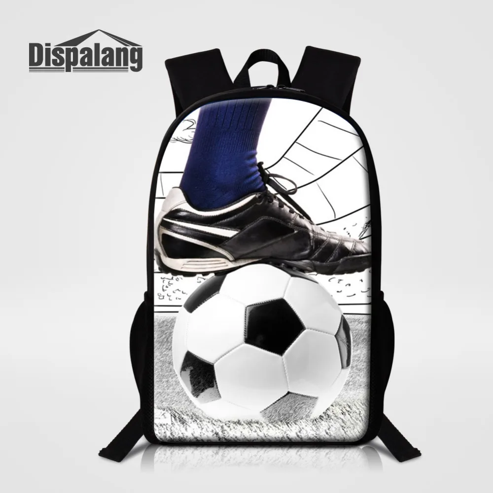 

Dispalang Large School Bags Football Pattern School Backpack for Girls Boys Schoolbag Mens Backpacks Children Book Bag