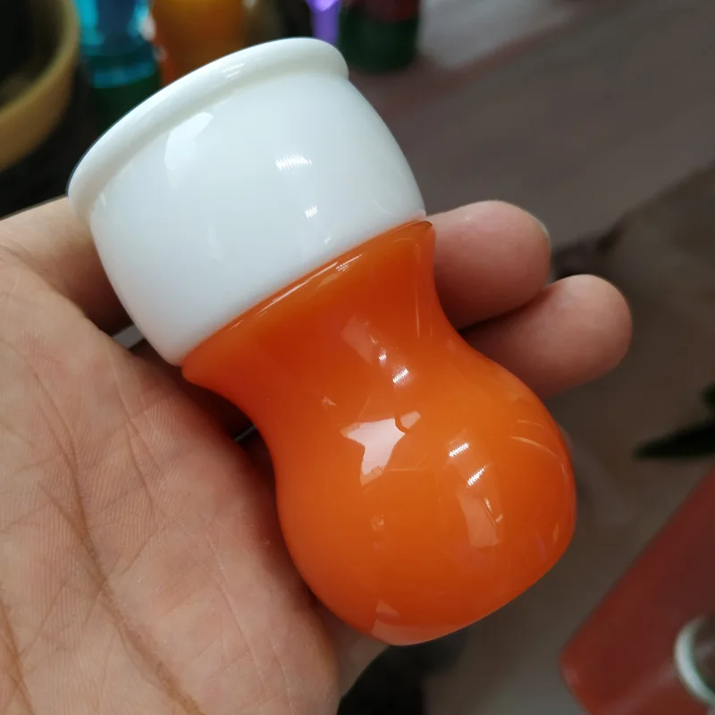 Dscosmetic Radish white resin shaving brush handle for diy shaving brush
