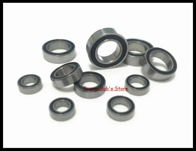 30pcs/Lot MR126-2RS MR126 RS 6x12x4mm The Rubber Sealing Cover Thin Wall Deep Groove Ball Bearing Miniature Bearing