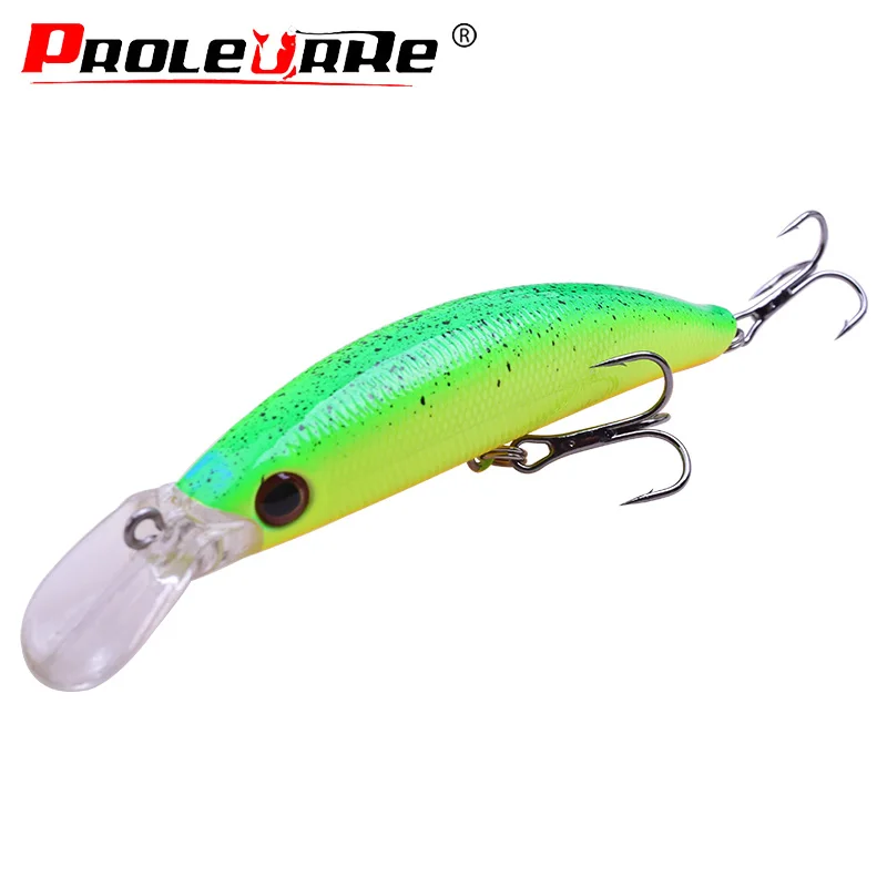 

1Pcs Minnow Fishing Lure Wobblers Artificial Hard Bait Crankbait 100mm 9g Swimbaits with 6# Treble Hooks Isca Fishing Tackle