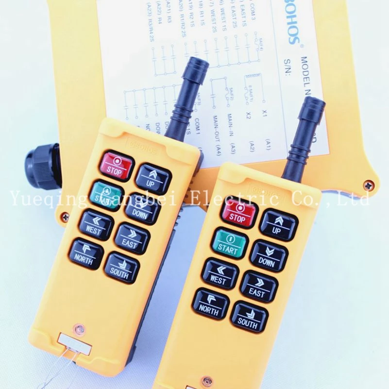 

HS-8D6 Double speed (include 2 transmitter and 1 receiver) crane remote control