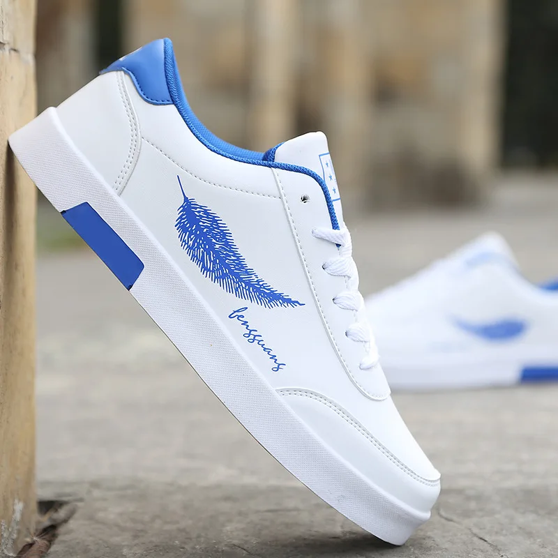Männer Casual Skateboard Schuhe Weiße Schuhe Im Freien Freizeit Turnschuhe Atmungsaktive Wanderschuhe Flache Schuhe Chaussure Homme