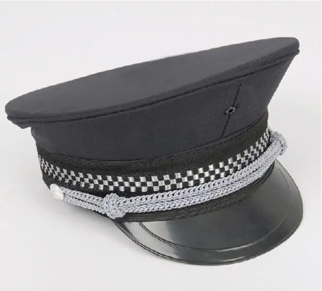 Chapeaux et casquettes de garde de sécurité pour hommes, chapeaux militaires, chapeaux de police, emballage en boîte, vêtements de sécurité,