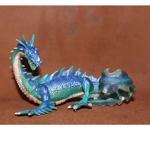 

PVC figure Doll model toy The simulation model toy Myths and legends sea Dragon Blue Dragon