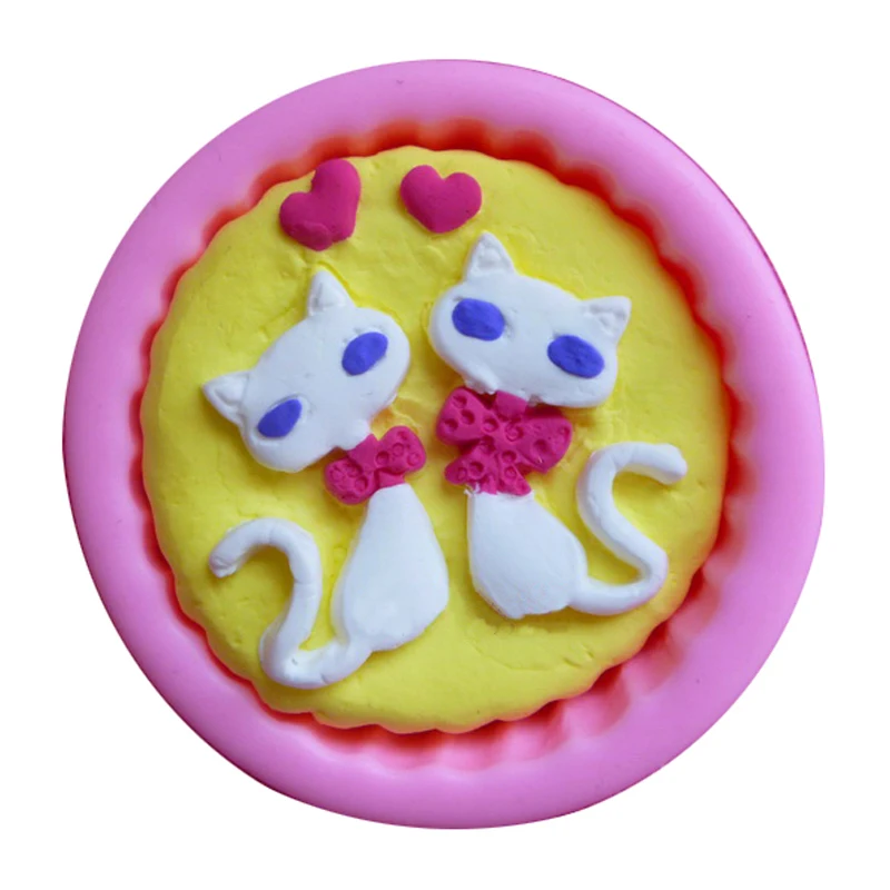 

Kitty Soap Cooking Tools Cake Decorating Silicone Mold For Baking Of Kitchen Accessories Candle Pastry Mug Fondant Sugar Craft