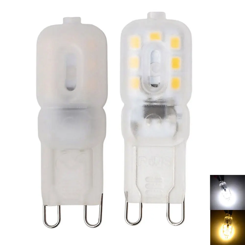 G9 LED 14LEDs 3W LED G9 Lamp LED Bulb SMD 2835 LED Light Replace 25W Halogen Lamp Light Milky White Transparent  Shell 110V 220V