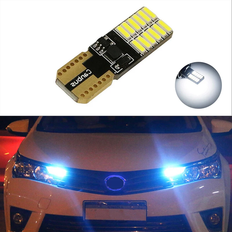 1x T10 Samsung Car LED Parking Light For Toyota Corolla Avensis Yaris Rav4 Hilux Prius Camry 40 Celica Supra Prado Verso