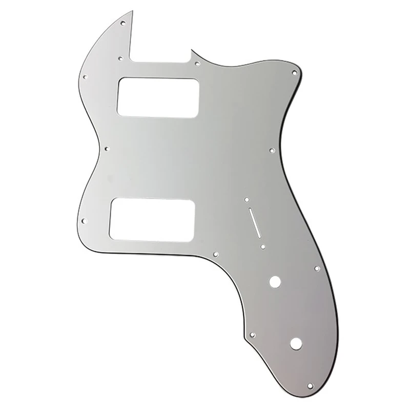 Pleroo Guitar Parts - For Classic 72 thinline Tele Guitar Pickguard Scratch Plate With TV Jones Humbucker