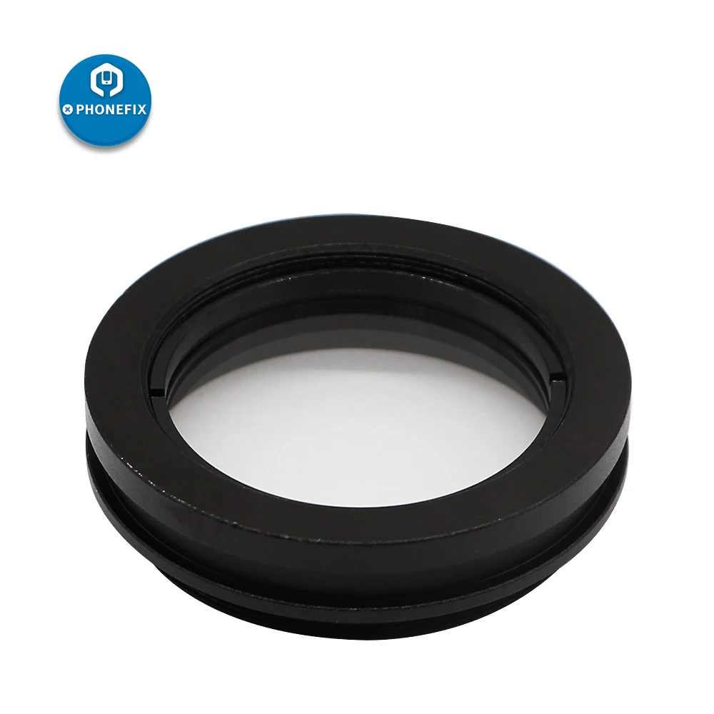 Microscópio Estéreo à Prova de Poeira da Lente Objetiva Cobertura de Vidro Protetora para Evitar Fumaça Óleo uv Reparo Pcb Telefone