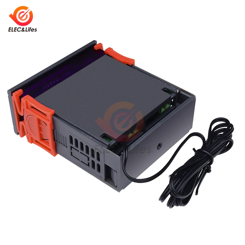 Imagem -06 - Termostato Digital para Caixa de Incubadora Interruptor Controlador de Temperatura Termorregulador do Medidor de Temperatura Mh1210w ac 110220v dc 972v 10a