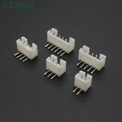 100Pcs PH 2.0mm 2 3 4 5 6 7 8 9 10 11 12 Pin Right-Angle JST Socket Male Connector White 90 Degree Foot Needle Holder PH 2.0 MM