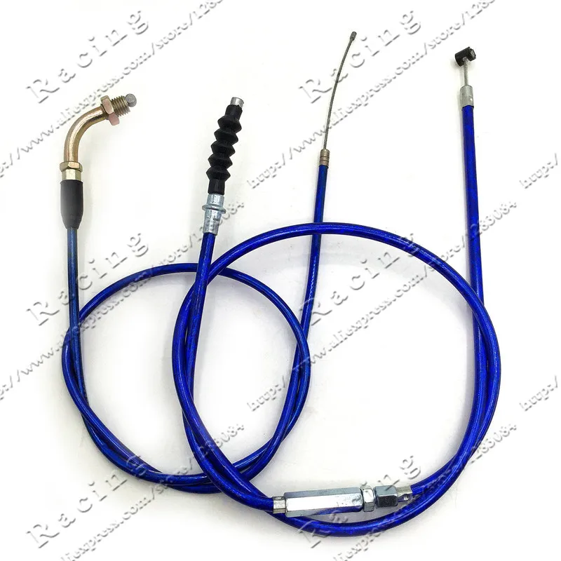 Throttle Clutch Cable line For Chinese Pit Dirt Motor Bike Motorcycle XR50 CRF50 CRF70 KLX 110 125 SSR TTR BBR Horizontal Engine