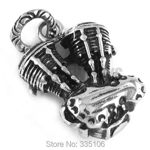 Free shipping! Heavy Motorcycles Engine Pendant Stainless Steel Jewelry Retro Motor Biker Pendant SJP330100