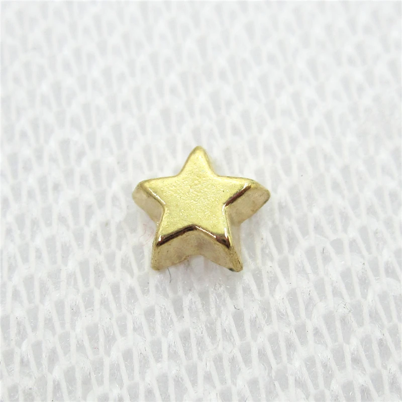 

Hot Sale 50pcs/lot Gold Star Floating Charms Living Glass Memory Floating Lockets Pendants Charms DIY Jewelry Charm