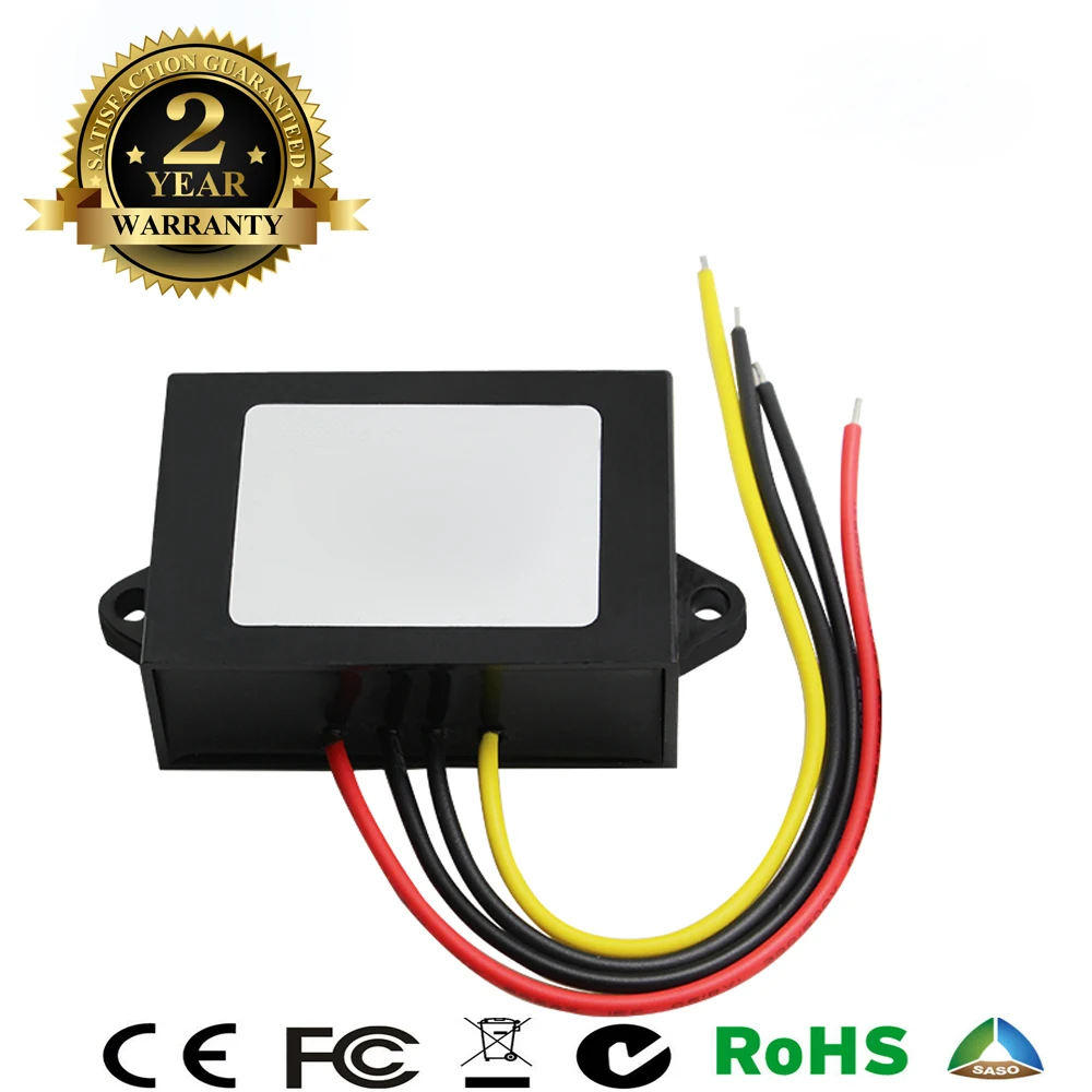 コンバータ DC 5 V-12 V 1A へ 11/12 ワット 2A/24 ワット 3A/ 36 ワット 4A/48 ワット DC DC ステップアップ防水昇圧電源モジュール車の電源インバータ