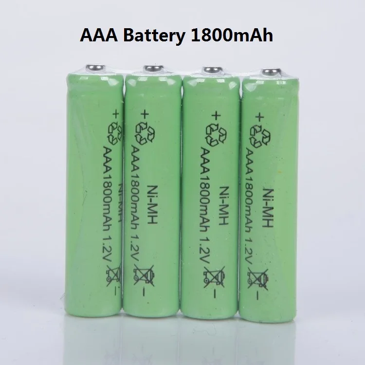 1.2V AAA battery 1800mAh Ni-MH AAA rechargeable batteries