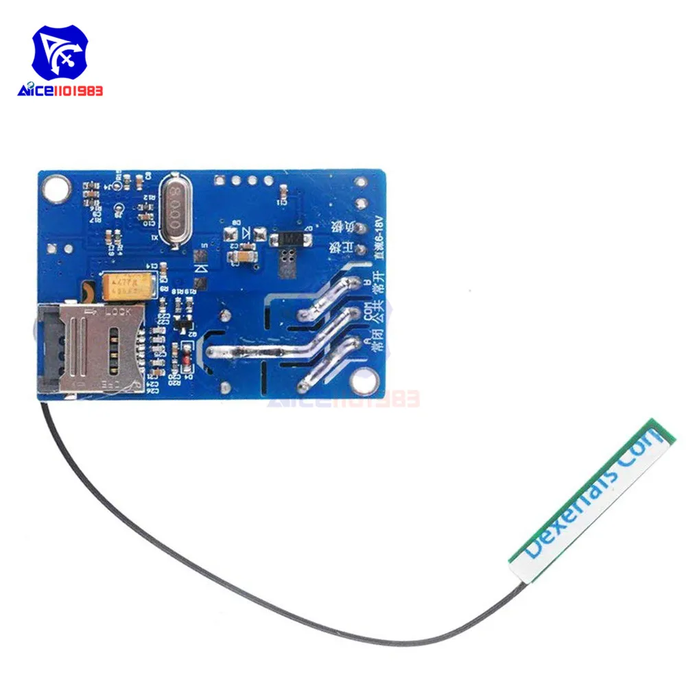 diymore GSM SIM800C Relay Module SIM800C STM32F103CBT6 Antenna 2G Network for Arduino Smart Home SMS GSM Remote Control Switch