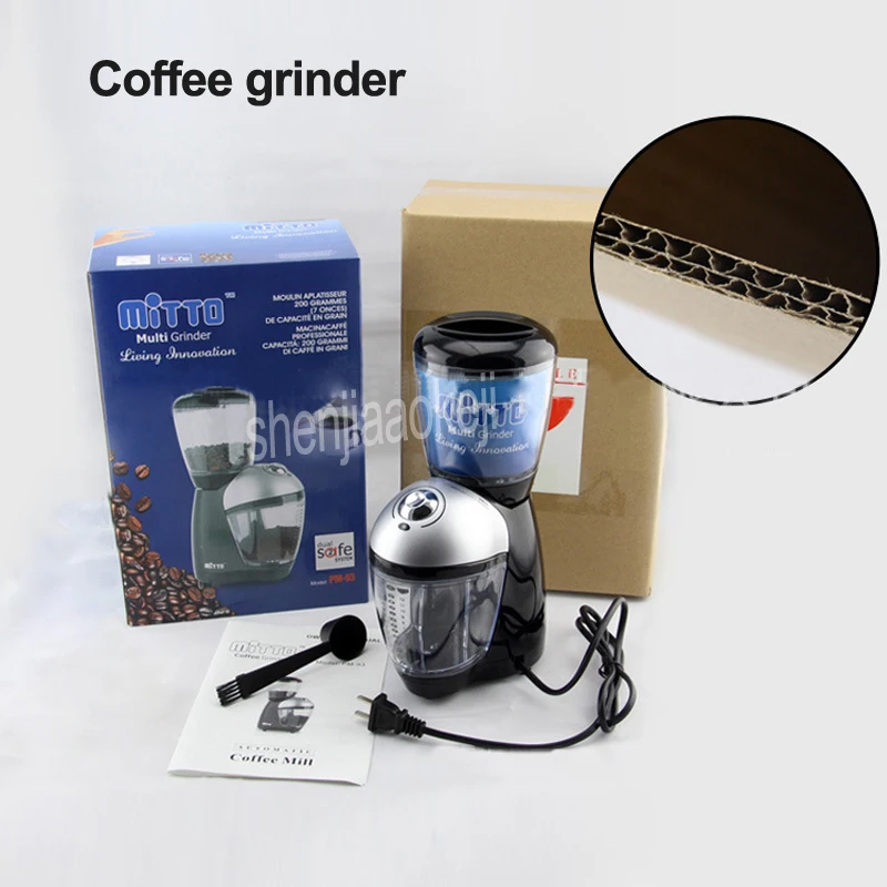 220-240V 60-200W Điện Cà Phê Xay Đậu Nhà Nhỏ Mài Hộ Gia Đình Ý Đậu Khô cối Xay Máy Disintegrator