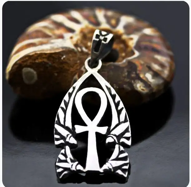 

10pcs Egyptian Jewelry Lotus Flower ANKH Amulet necklace Pendant