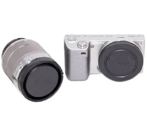 2set Rear Lens Cap & Camera Body Cap Set voor E mount NEX 3 5 C3 5N NEX7 A6300 a7R3 A7R4 A7R2 A6500 A6000 A5200 A5100 Camera