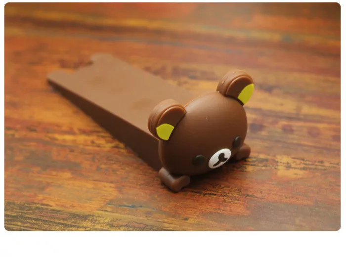 1PCS Cute Cartoon Silicone Door Jam Door Stopper Wedge Slip Resistant Catcher Block Animal Door Stop