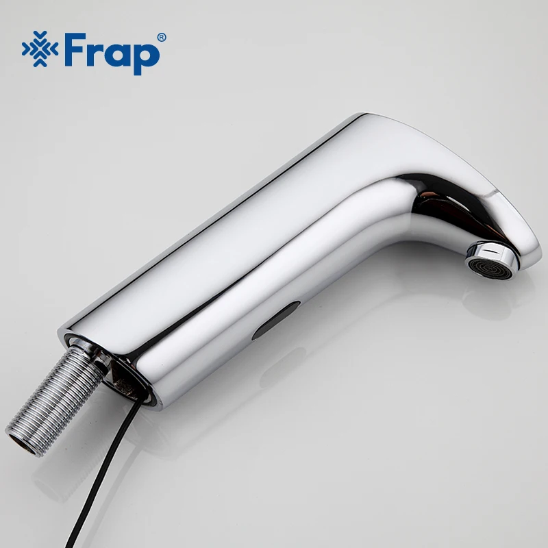 Frap Sensor Faucet Basin Tap Chrome Finished Cold and Hot Mixer Bathroom Sink infrared sensor water taps F511-1