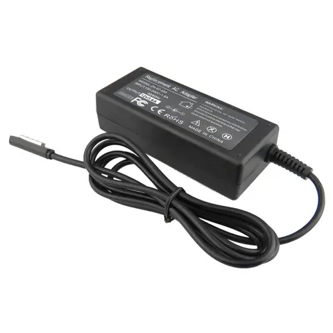 12V 3.6A Charger with Power Cord for Microsoft Surface Pro 1, Surface Pro 2, Surface RT, 1512 1536 1601 i5 i7 Tablet