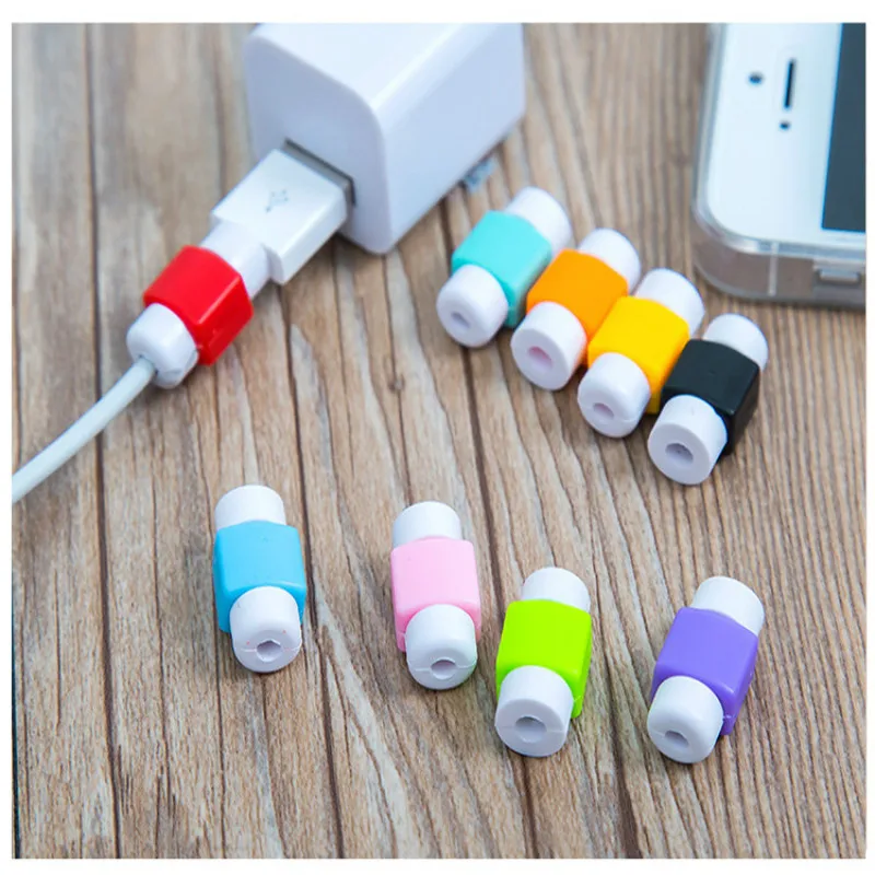 新しいケーブルプロテクター,データライン,色,コード保護ケース,長さのケーブルワインダーカバー,iPhone用USB充電ケーブル
