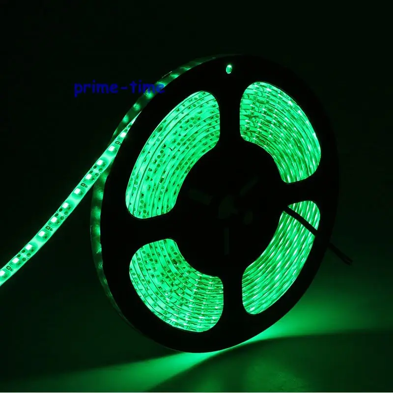 5m 3528 2835 smd led strip 600 leds, 12v 120 led/m ip65 impermeável flexível led fita, branco/morno branco/azul/verde/vermelho/amarelo