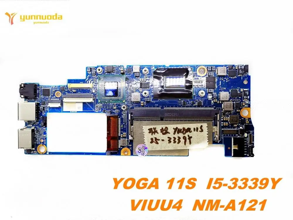 Original for Lenovo  YOGA 11s   laptop motherboard YOGA 11S  I5-3339Y  VIUU4  NM-A121 tested good free shipping