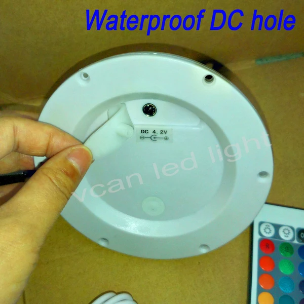 Imagem -02 - Rápido para Decoração de Casamento Controle Remoto Submersível Vaso de Luz Led