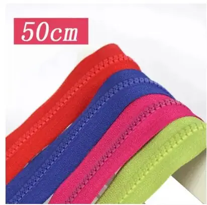 

5pcs/lot 50cm 5# resin nylon zipper with slider 18 pcs colors garment sewing diy accessories tailer sewing tools 1055