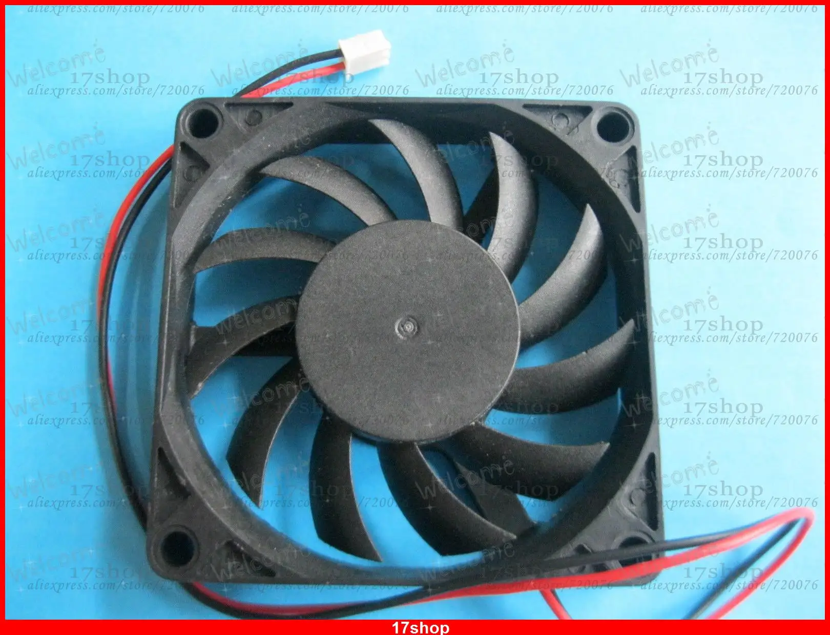 1 pcs Brushless DC Cooling Fan 24V 7015S 11 Blades 70x70x15mm 2pin