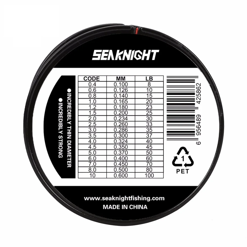 Trenzado Seaknight 0.10-0.40mm – Resistencia 3.6-27.2KG