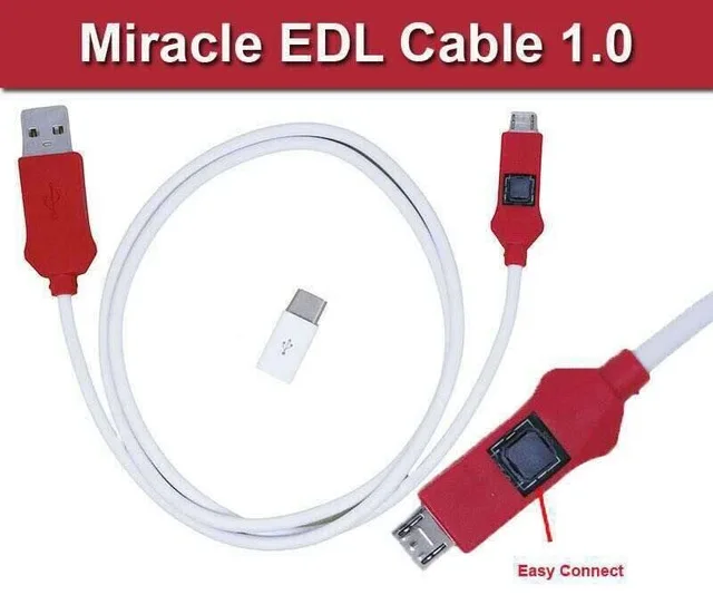 2024 ORIGINAL NEW MIRACLE EDL CABLE for Xiao Mi and Qualcomm Flash and open for 9008 Port