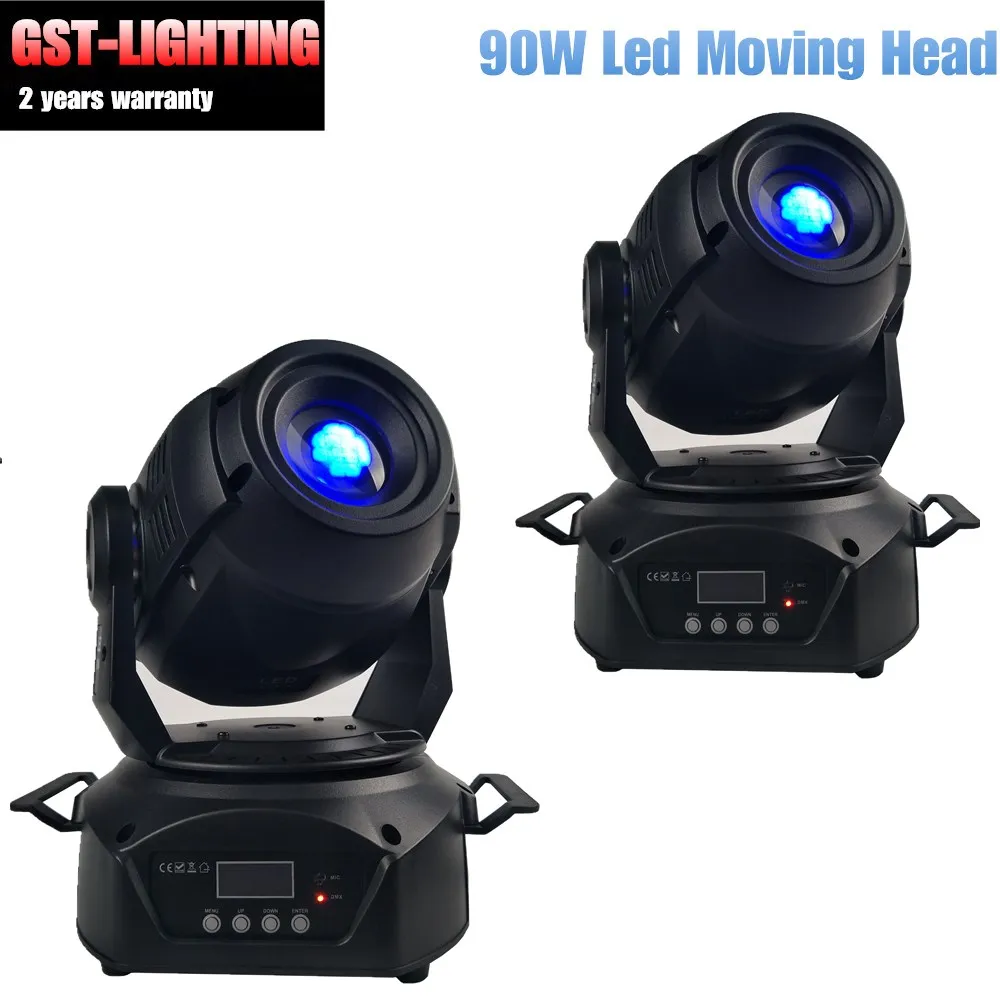 

2pcs Moving Head Light 90W LED Spot Lyres for Stage dmx512 Professional Stage dj