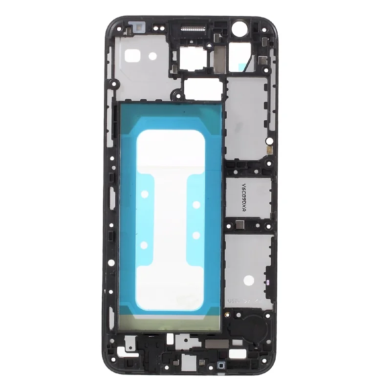 CFYOUYI Front Housing Frame Replacement Part for Samsung Galaxy J5 Prime / On5 G570 2016 - Black