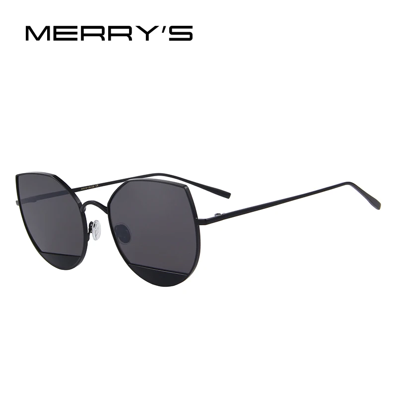 MERRYS-gafas de sol clásicas de estilo ojo de gato para mujer, lentes de sol con montura de Metal, S8108, 2019