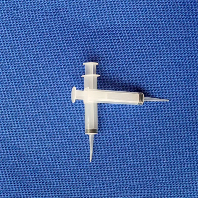 20pcs/Set Disposable Dental Irrigation Syringe With Curved Tip Dental Kit Dental Instrument