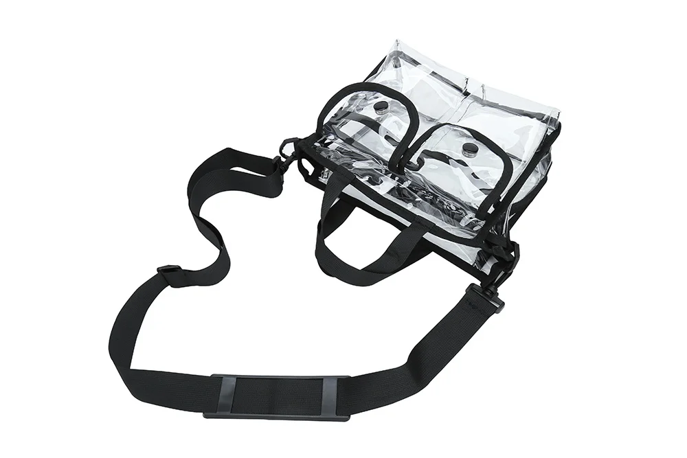 Clear Makeup Artist Set Bag with Detachable Shoulder Strap Available for Customize