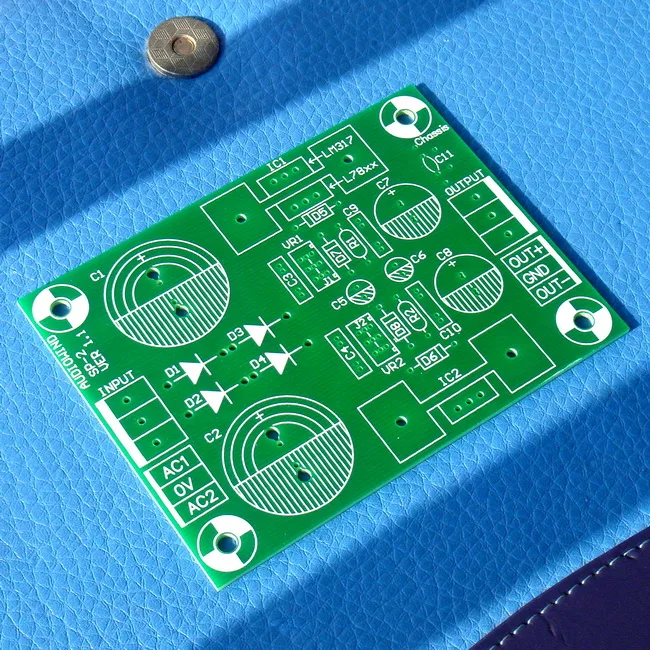 Voltage Regulator PCB for LM317 LM337 or 78xx 79xx IC.