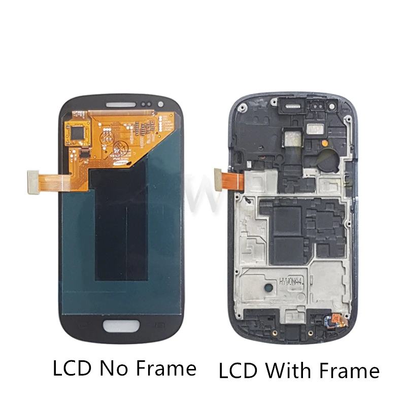 Super AMOLED LCD for SAMSUNG Galaxy S3 Mini SIII LCD Display Touch Screen Digitizer i8190 GT-i8190 i8195 i8200 With Frame+Tools