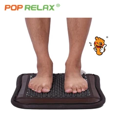 POP RELAX NUGA BEST NM55 second heart foot sole stone massage mat ion Korea tourmaline germanium mattress heating pad massager