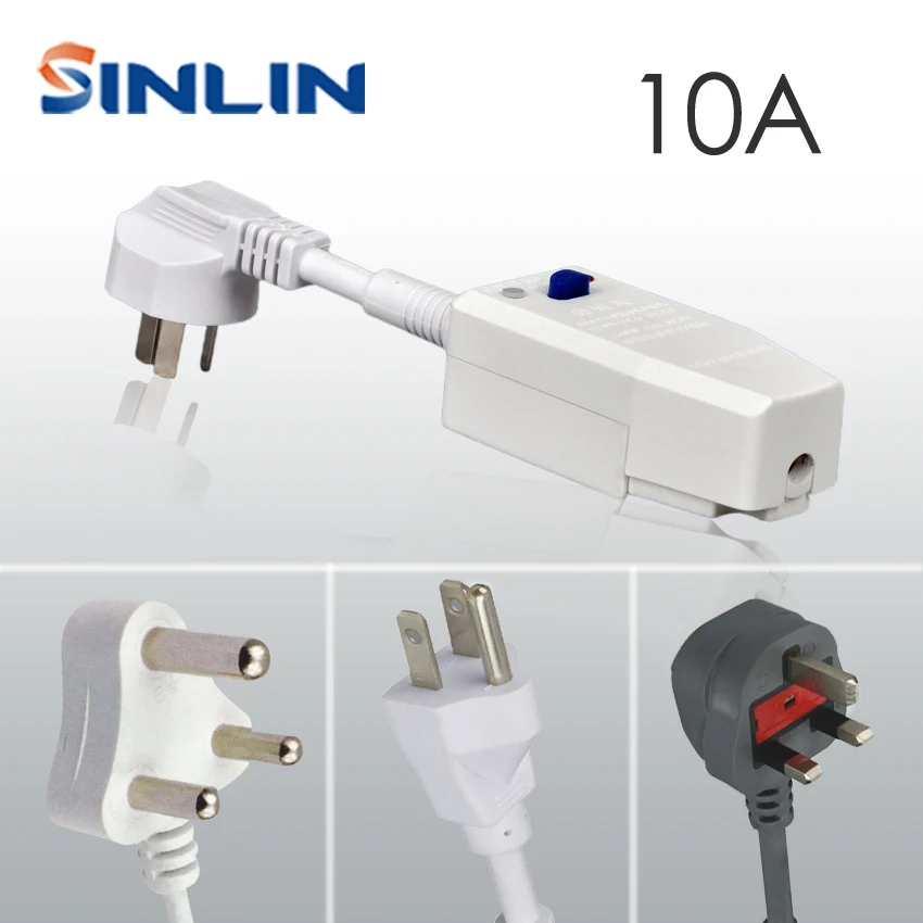 سدادة الأجهزة المنزلية ، سدادة حماية من التسرب الأرضي ، سخانات مياه تكييف الهواء ، شتوية-V ، LBC 10A ، 16A ، أوربية #2