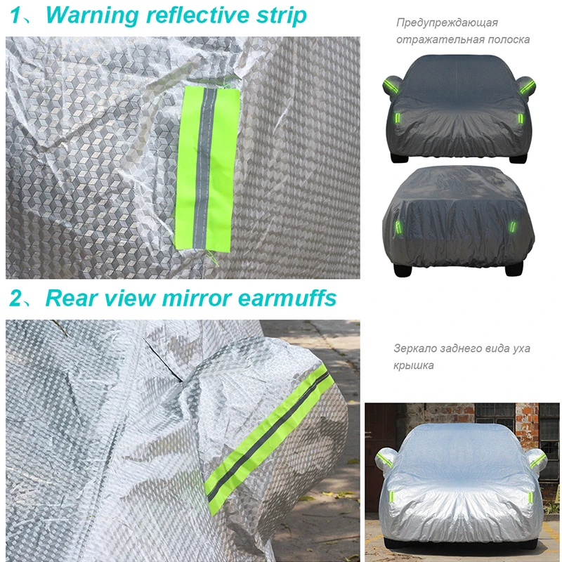 Buildremen2 Cotton Car Cover Waterproof Sun Rain Snow Hail Protect Cover For Volvo V40 XC90 XC60 V50 V60 V70 760 850 940 960 C70