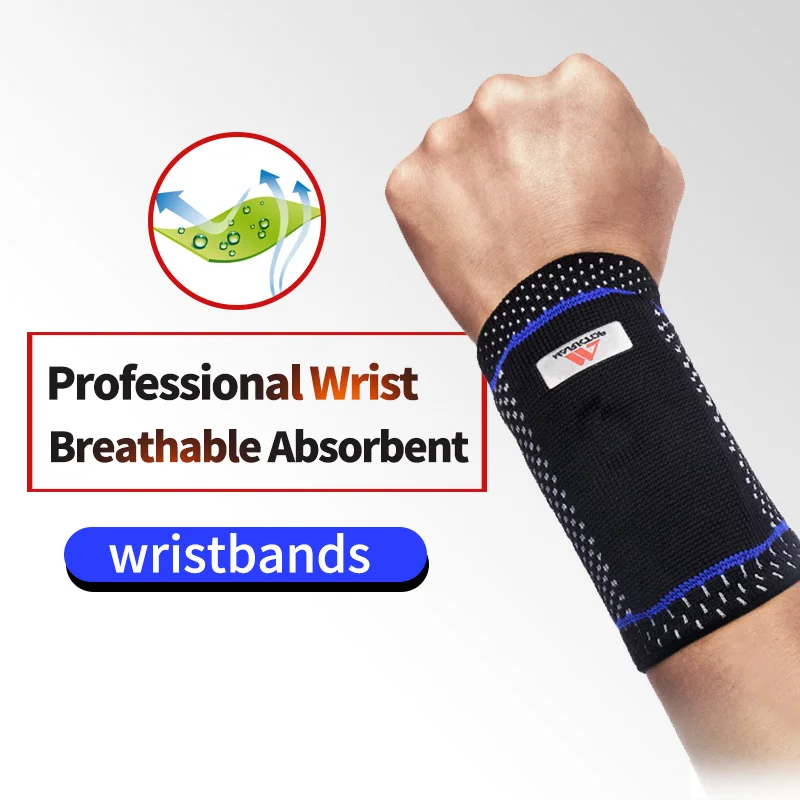 Wrist Support Protect Single Wristband Unisex Bracers Basketball Football Tennis Badminton Sports Protection Wrist Men and Women