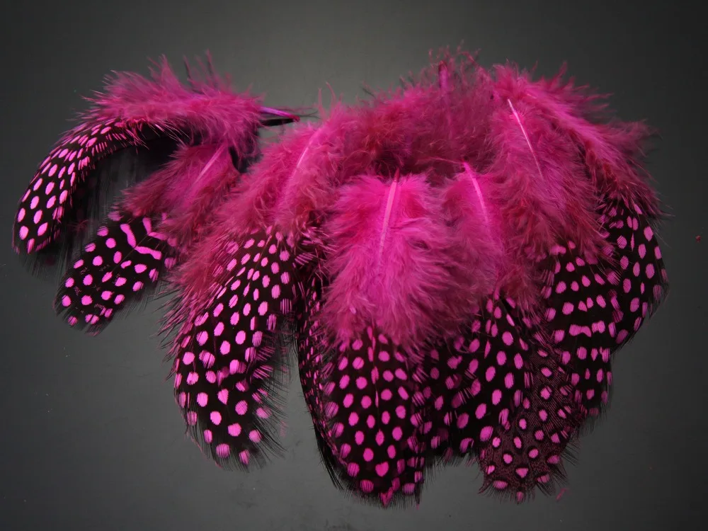 Guinea Hen Feather Saltwater Hackle Fly Tying Material Hand Selected over 9 cm, Available in 9 Colors - view 6