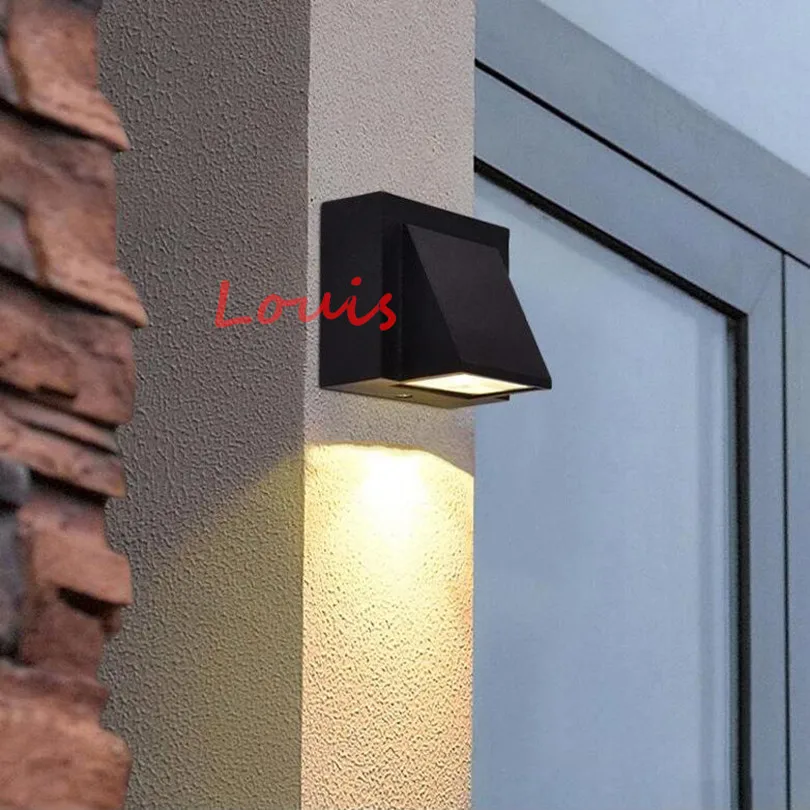 

New Arrival Waterproof 12W 6W LED Wall Lamps for Garden Yard Porch Corridor Wall Light Dimmable Indoor Ourdoor Lighting